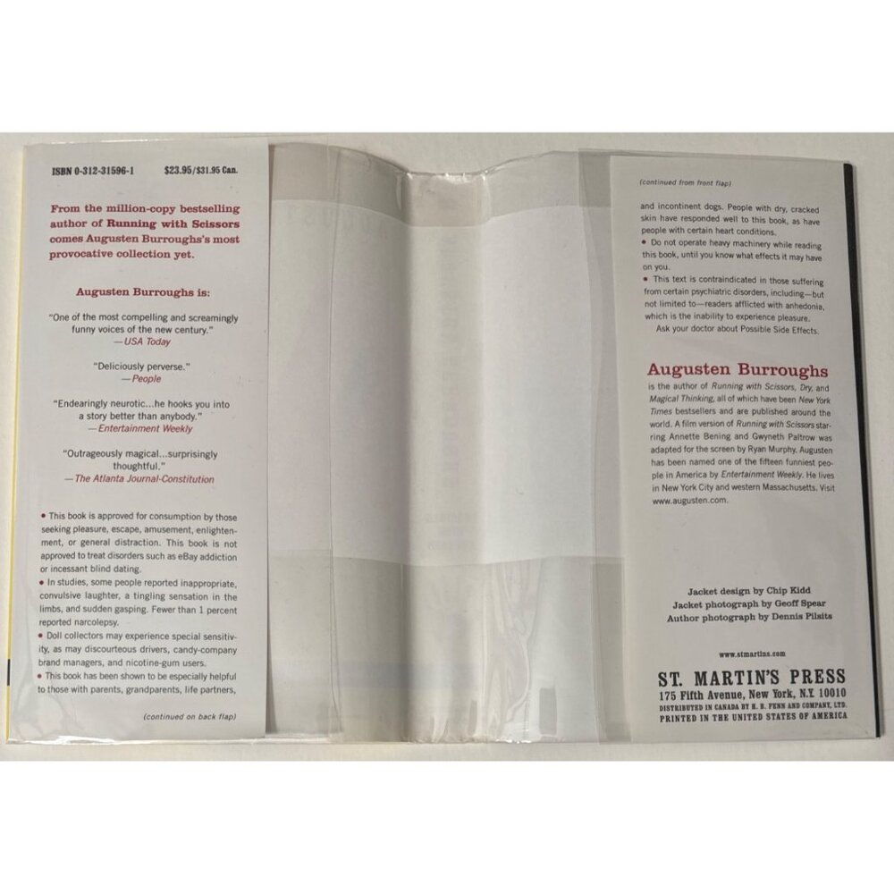 Possible Side Effects by Burroughs Augusten NY St Martins Press 2006 1st Ed HC - Picture 5 of 11